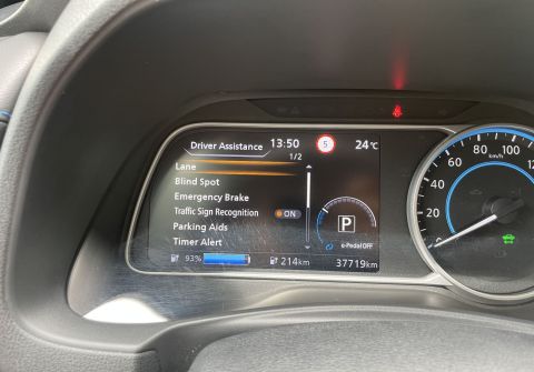 Nissan Leaf 110kW, Bat. 40 kWh Kamera